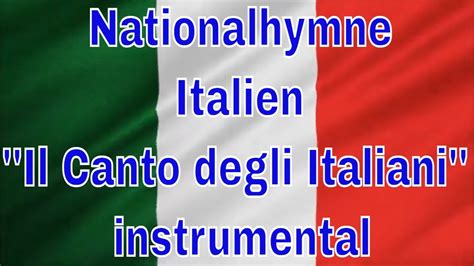 Italienische nationalhymne gesungen